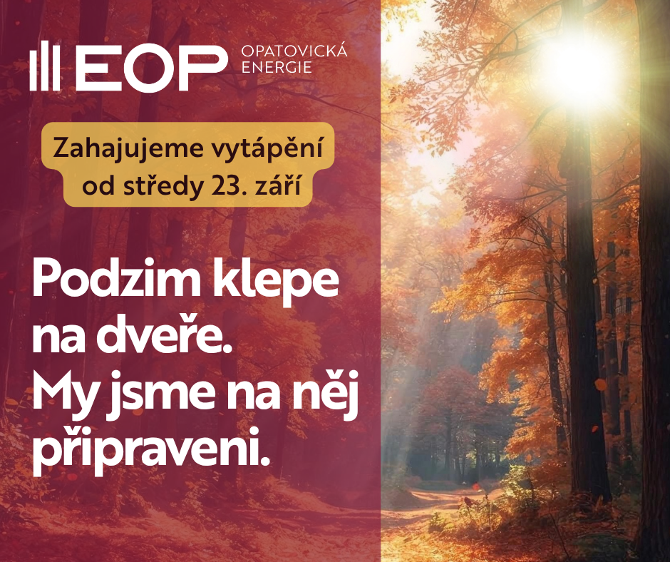 Elektrárny Opatovice zahájí vytápění ve středu 23. září